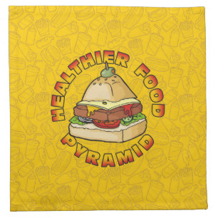 Healthier Food Pyramid Napkin