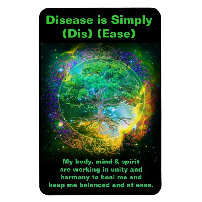 Healthy Body Inspirational Magnet (Vertical)