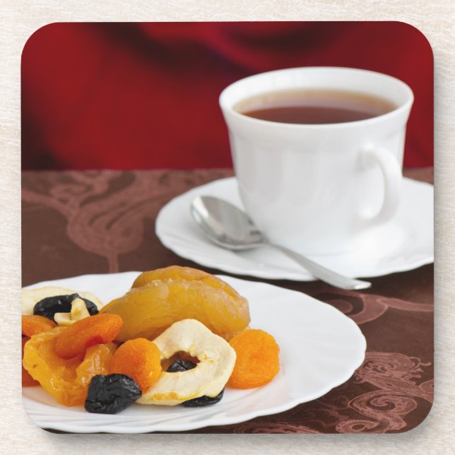 Healthy breakfast beverage coaster (Front)