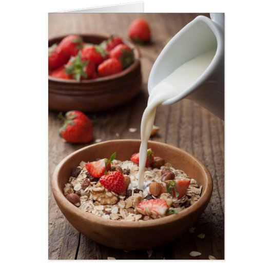 Healthy breakfast cards (Front)
