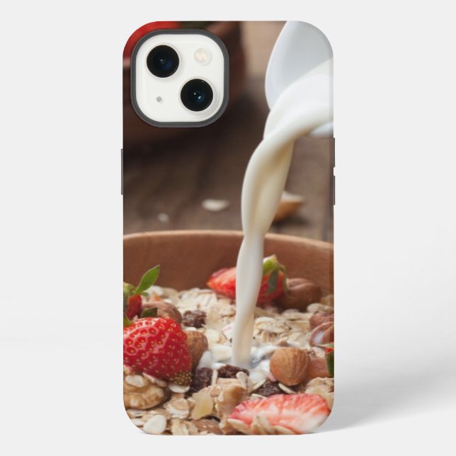 Healthy breakfast iphone case (Back)