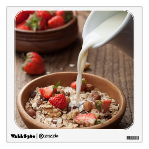 Healthy breakfast wall sticker