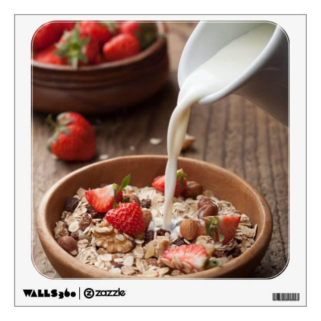 Healthy breakfast wall sticker (Front)
