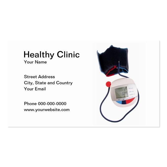 Healthy Clinic Business Card