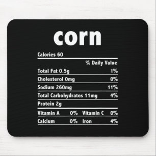 Healthy Corn Nutrition Guide For Thanksgiving Feas Mouse Pad