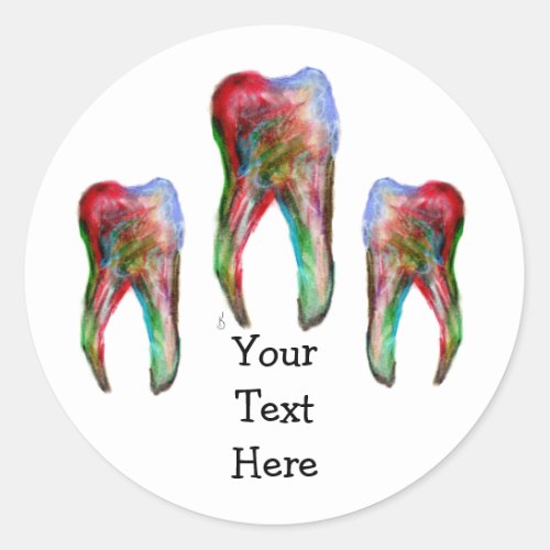 Healthy Dental Tooth Sticker