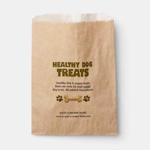Healthy Dog Treats_CUSTOM FAVOR BAGS