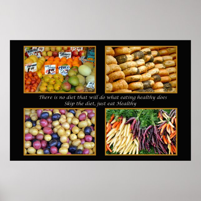 Healthy eating poster (Front)
