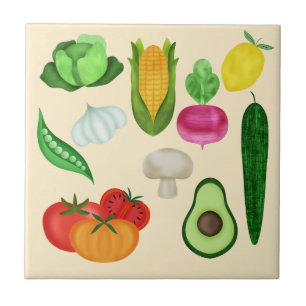 Healthy Eats Ceramic Tile