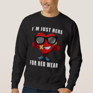 Healthy February Heart Health Disease Awareness De Sweatshirt