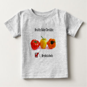 Healthy (Filipino) Baby Checklist Baby T-Shirt