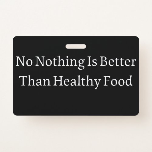 Healthy Food Card Badge