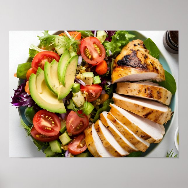 Healthy Food Diet Poster (Front)