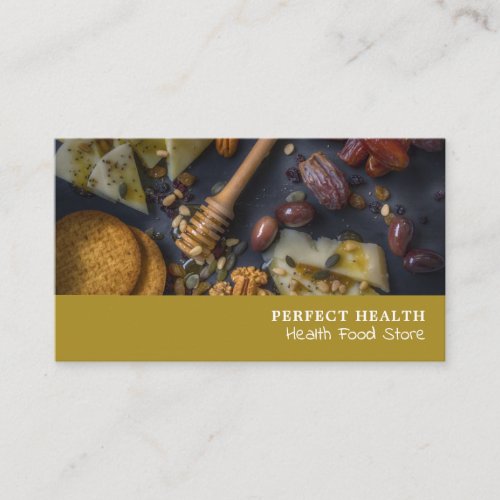 Healthy Food Health Food Store Business Card