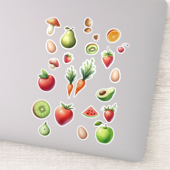 Healthy Food Sticker (Detail)