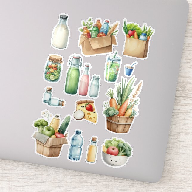 Healthy Food Sticker (Detail)