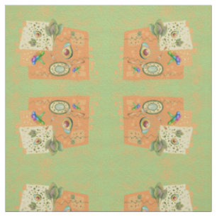 Healthy food vagetable art  fabric