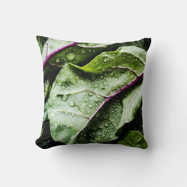 Healthy Fruits Throw Pillow (Front)