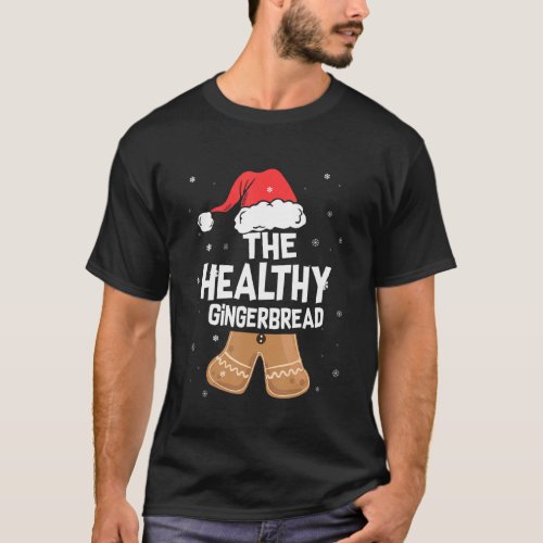 Healthy Gingerbread Family Matching Group Christma T_Shirt