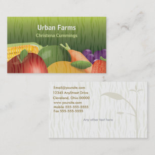 Healthy Harvest Business Card