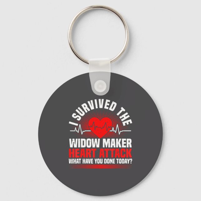 Healthy Heart Disease, Heart Surgery &amp; Cardiac Keychain (Front)