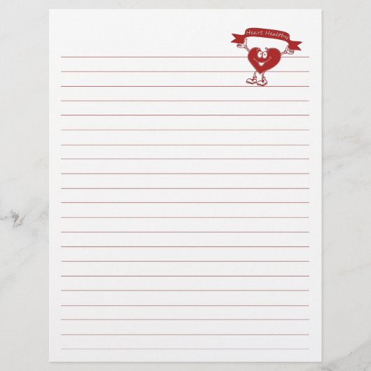 Healthy Heart man cardiology awareness symbol (Front)