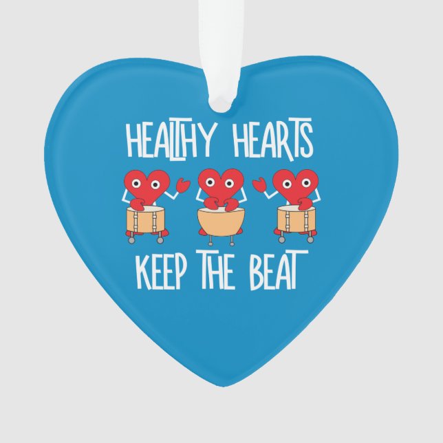 Healthy Hearts Ornament (Front)