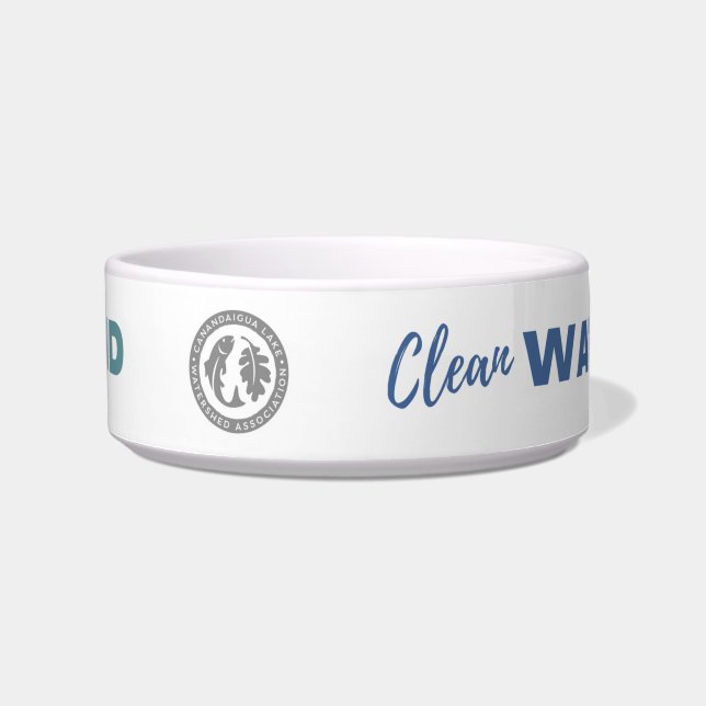 "Healthy Land Clean Water" Pet Bowl (Front)