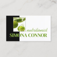 Healthy Life Nutritionist Fresh Lime In Water Card