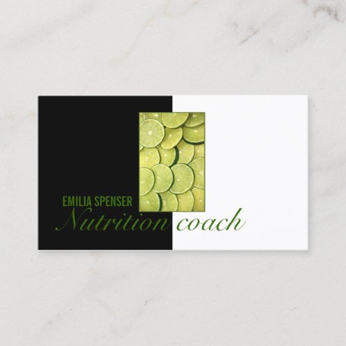 Healthy Life Nutritionist Lime Box Cute Card