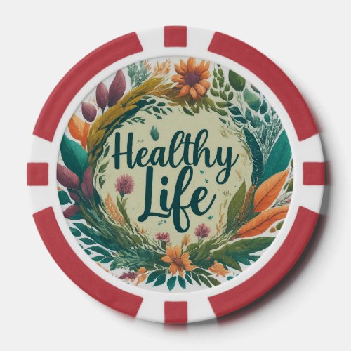 HEALTHY LIFE POKER CHIPS