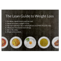 Healthy Life: The Lean Guide to Weight Loss Cutting Board