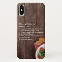 Healthy Life:The Lean Guide to Weight Loss iPhone X Case