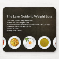 Healthy Life: The Lean Guide to Weight Loss Mouse Pad