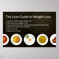 Healthy Life: The Lean Guide to Weight Loss Poster