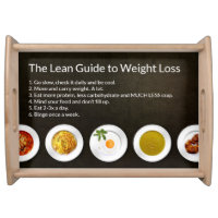 Healthy Life: The Lean Guide to Weight Loss Serving Tray