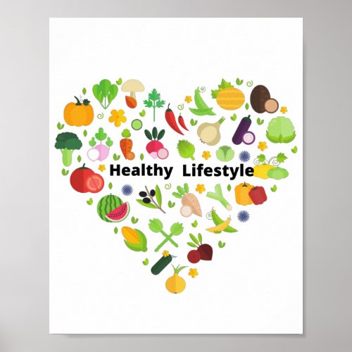 healthy lifestyle choices exercise T_Shirt Poster