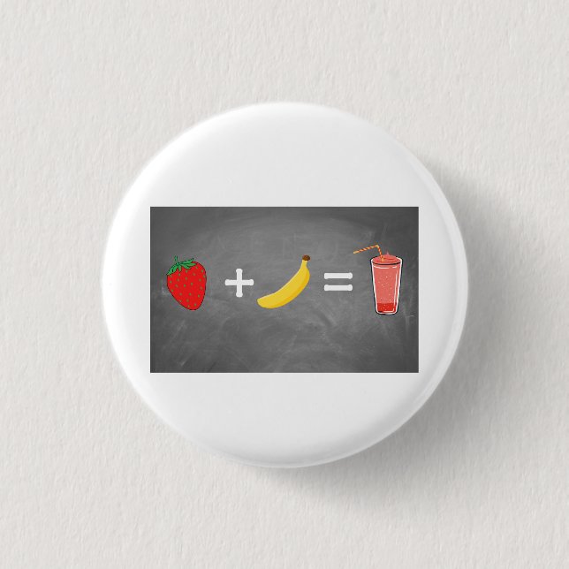 Healthy lifestyle design button (Front)