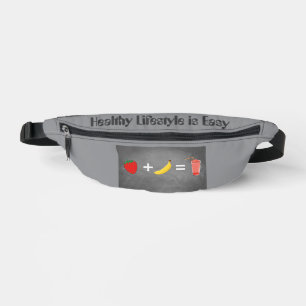 Healthy lifestyle design fanny pack