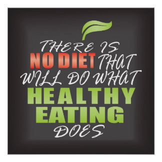 Healthy Lifestyle Posters | Zazzle