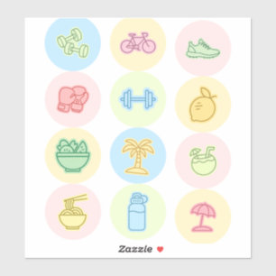 Healthy Lifestyle Sticker Pack Fitness, Gym