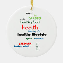Healthy Lifestyle Word Cloud