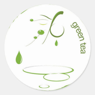 Healthy Living Classic Round Sticker