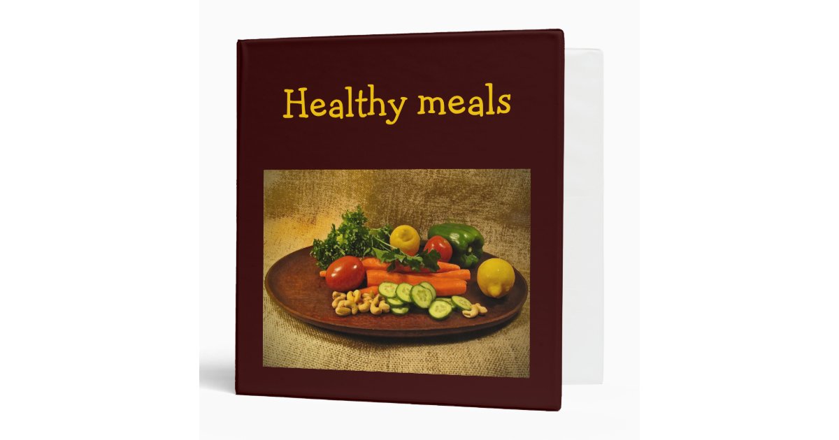 Healthy Meals Recipes Binder