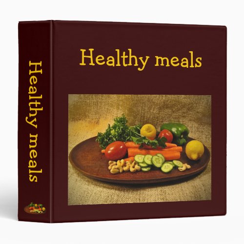 Healthy Meals Recipes Binder