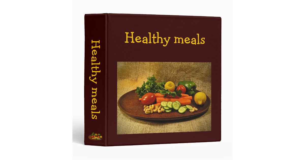 Healthy Meals Recipes Binder