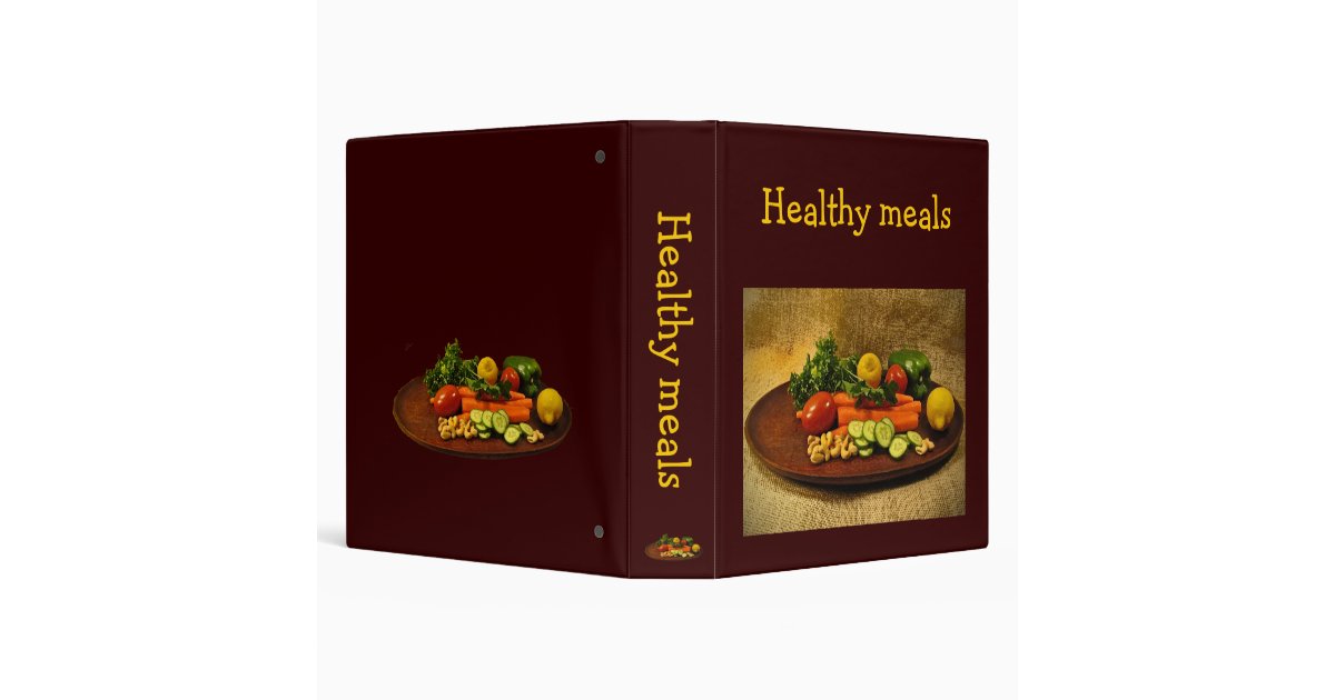 Healthy Meals Recipes Binder