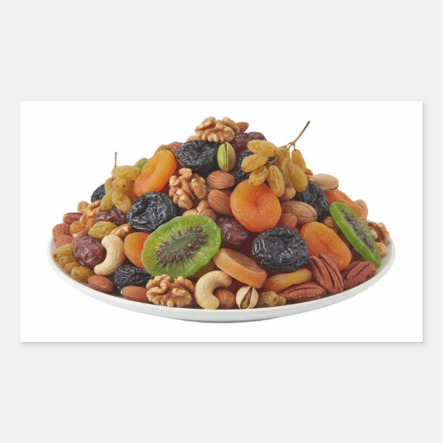 Healthy Mixed Dry Fruits and Nuts Sticker (Front)