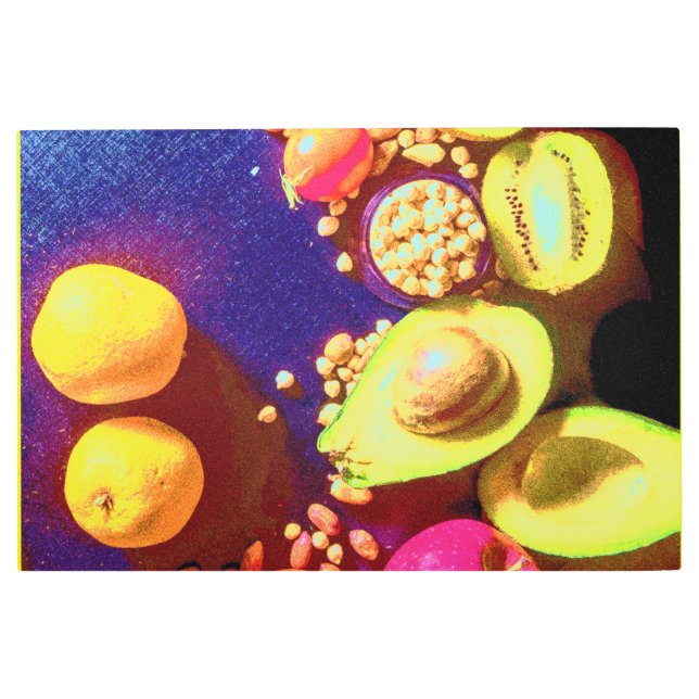"Healthy Nutrition" Cute Photo. Buy Now Metal Print (Front)