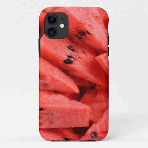 Healthy Organic watermelon Fruit Realistic Pattern iPhone 11 Case